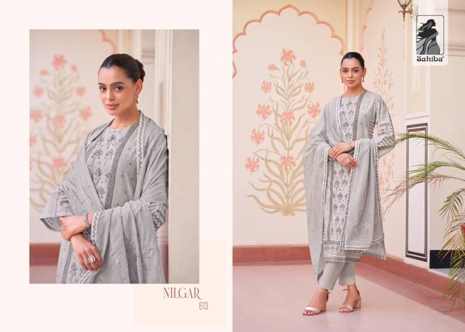 Nilgar By Sahiba Hand Work Cotton Dress Material Wholesale Shop In Surat